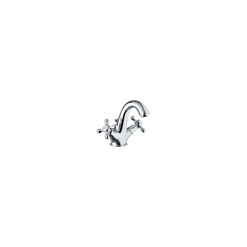 AXEL Monoforo Lavabo Completo di scarico 1.1/4" Cromo  Bongio 15521 BONGIO RUBINETTERIE  - 1