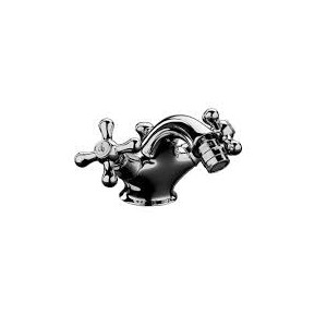AXEL Einloch Bidetarmatur mit Ablaufgarnitur 1.1/4" Chrome  Bongio 15522 BONGIO RUBINETTERIE  - 1