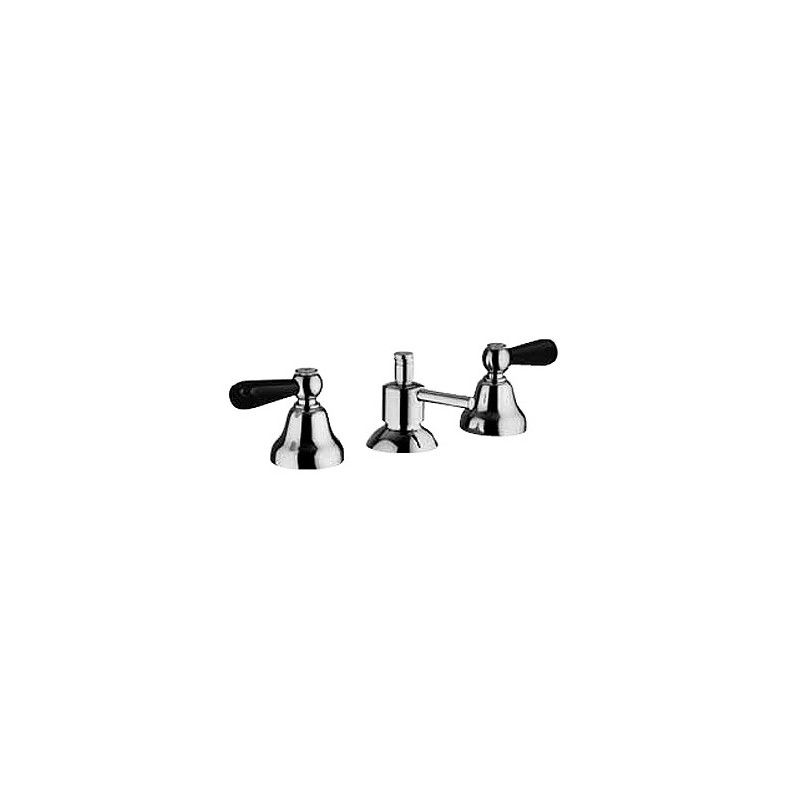 MILLE NUITS Batteria  Bidet 3 fori completa di deviatore, doccia e scarico 1.1/4" Cromo  Bongio 22502-D BONGIO RUBINETTERIE  - 1