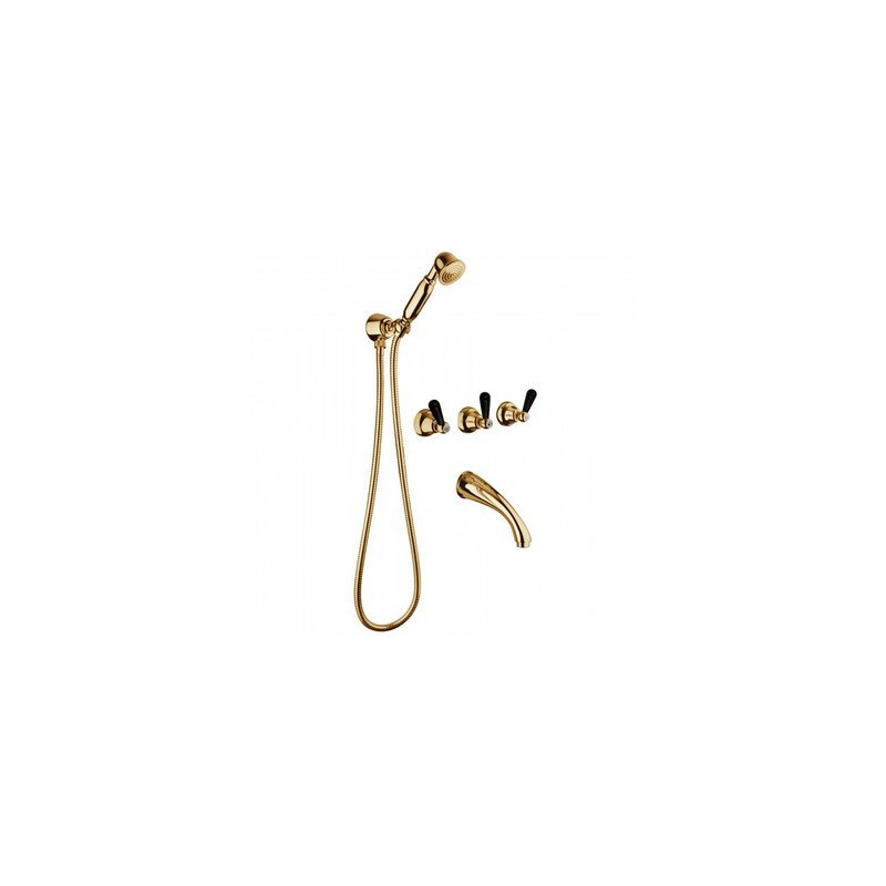 MILLE NUITS Groupe Bath encastré avec set de douche duplex Chrome  Bongio 22530-D BONGIO RUBINETTERIE  - 1