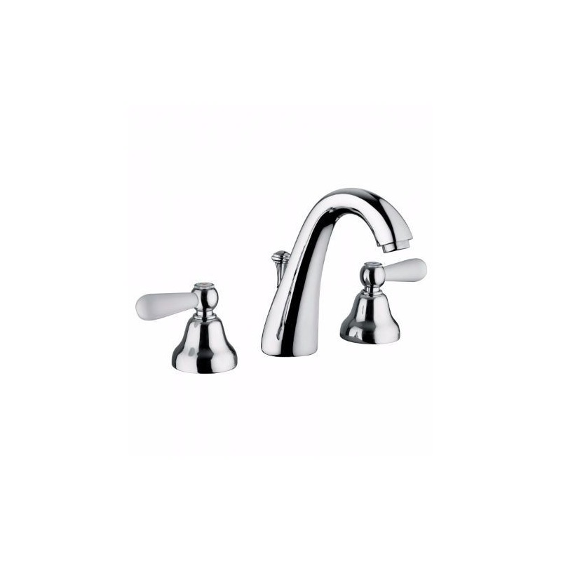 OXFORD LUX Basin Mixer 3 holes with pop-up waste 1.1/4" Chrome  Bongio 19501 BONGIO RUBINETTERIE  - 1