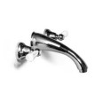 OXFORD LUX Gruppo  Lavabo Incasso a parete bocca 190mm Cromo  Bongio 19538 BONGIO RUBINETTERIE  - 1