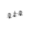 RADIANT Batteria  Bidet 3 fori completa di deviatore, doccia e scarico 1.1/4" Cromo  Bongio 02502-D BONGIO RUBINETTERIE  - 1