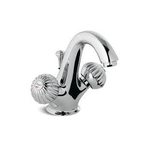 RADIANT Einloch Armatur mit Ablaufgarnitur 1.1/4" Chrome  Bongio 02521 BONGIO RUBINETTERIE  - 1