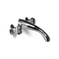 RADIANT Groupe de évier encastré à mur Bouche 190mm Chrome  Bongio 02538 BONGIO RUBINETTERIE  - 1
