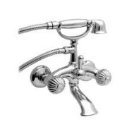 RADIANT External bath mixer with shower set Chrome  Bongio 02526 BONGIO RUBINETTERIE  - 1