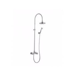 RADIANT Duschenarmatur mit schlauch, Duschkopf und Brauseset duplex Chrome  Bongio 02537-D BONGIO RUBINETTERIE  - 1