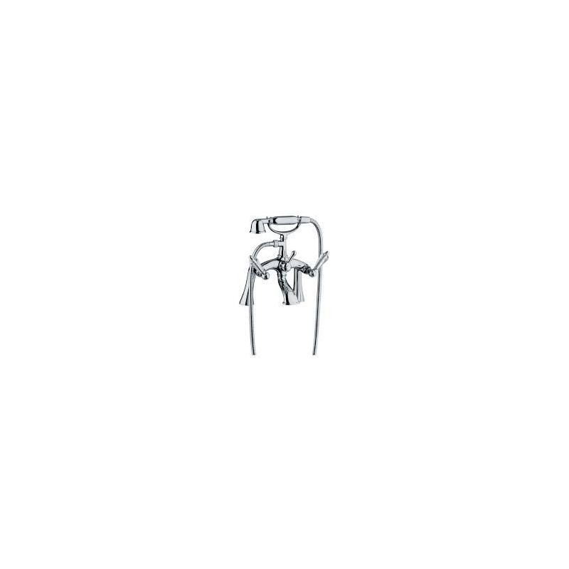 ZENITH External bath mixer on pillar with shower set Chrome  Bongio 23527 BONGIO RUBINETTERIE  - 1
