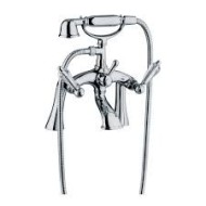 ZENITH External bath mixer on pillar with shower set Chrome  Bongio 23527 BONGIO RUBINETTERIE  - 1