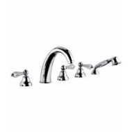 ZENITH Deck bath mixer 5 holes Chrome  Bongio 23531-D BONGIO RUBINETTERIE  - 1