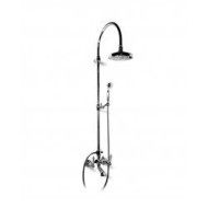 ZENITH Wannenarmatur mit schlauch, Duschkopf und Brauseset duplex Chrome  Bongio 23536-D BONGIO RUBINETTERIE  - 1