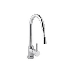 KITCHEN Mixer évier cuisine avec Bouche pliage et douchette amovible acier brossé  Bongio 32680 BONGIO RUBINETTERIE  - 1