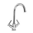 KITCHEN Un trou évier Mixer avec Bouche tournant acier brossé  Bongio 31580 BONGIO RUBINETTERIE  - 1