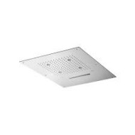 WELLNESS Soffione Doccia  Incasso a soffitto 474x344mm, nebulizzatore e cromoterapia Cromo  Bongio 888-C5 BONGIO RUBINETTERIE  -