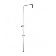 Orientable shower tube without diverter with shower sliding support Chrome  Bongio 813 BONGIO RUBINETTERIE  - 1