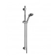 Sliding rail with abs adjustable wall bracket, 3 functions handshower and double interlock hose Chrome  Bongio 975 BONGIO RUBINE