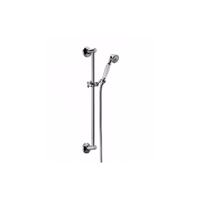 Sliding rail  with single function, handshower and double interlock hose Chrome  Bongio 971 BONGIO RUBINETTERIE  - 1