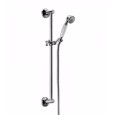 Sliding rail  with single function, handshower and double interlock hose Chrome  Bongio 971 BONGIO RUBINETTERIE  - 1