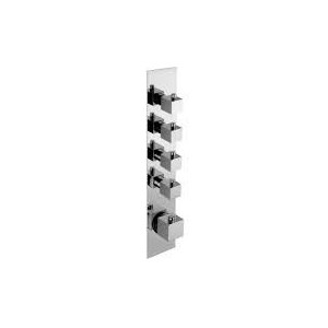 TERMOSTATICI Einbau Mixer 4 Hähne öffnung-schliessung auf Platte Chrome  Bongio 43542-4 BONGIO RUBINETTERIE  - 1