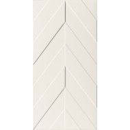 4D.CHEVRON WHITE MATT 40x80cm Marca Corona D730 CERAMICHE MARCA CORONA  - 1