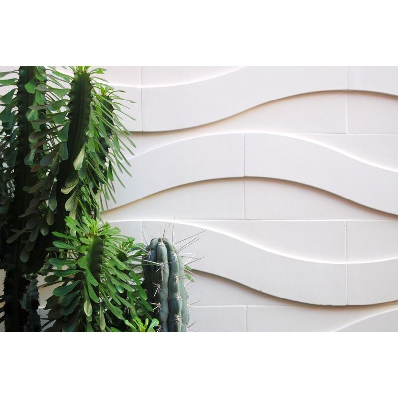 Big Wave Bianco  20X50cm CGM Manufatti