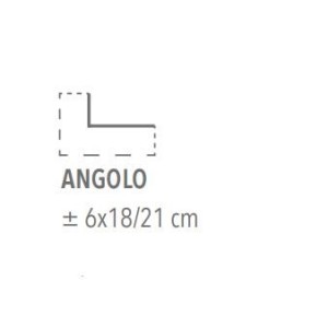 MATTONCINO COTTO ANGOLO +/- 6X18/21cm CGM Manufatti