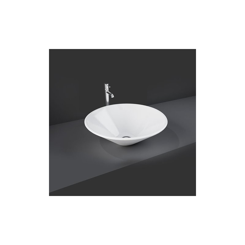 Daisy Bowl without tap platform LAVABIARREDO 38x19x12,5cm  Rak Ceramics RAK CERAMICS - 1