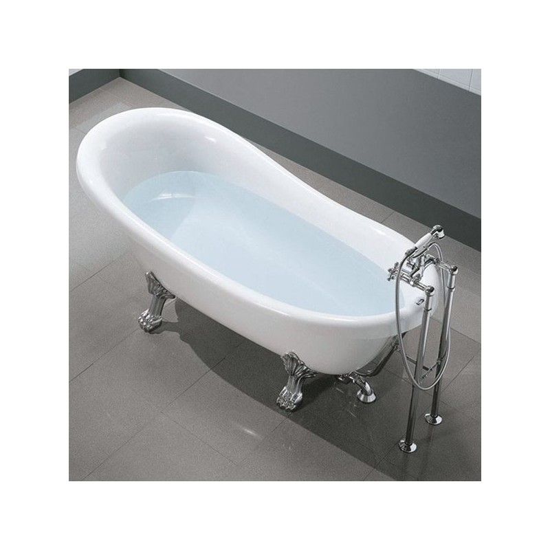 Old time Bathtub 170X80 H72CM Chrome feet Hafro Geromin
