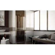 Domus Porta  Box Doccia  da  90cm Cromo  Cristallo 6mm Trasparente FORTE BOX DOCCIA  - 1