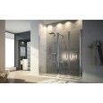 Aurea Porta  Box Doccia  da  140cm Cromo  Cristallo 6mm Trasparente FORTE BOX DOCCIA  - 1