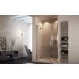 Mono Two Doors  Shower cabin  from  100cm Chrome  Crystal 6mm Transparent FORTE BOX DOCCIA  - 1