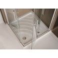 Easydue Ecke Duschkabine  von  80x80cm Chrom  Kristall 6mm Transparent FORTE BOX DOCCIA  - 1