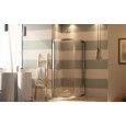 Diana Corner Semicircular Panels Shower cabin  from  90x90cm Chrome  Crystal 6mm Transparent FORTE BOX DOCCIA  - 1
