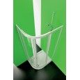 Randa Rettangolare Ante Box Doccia  da  70X90cm Bianco Cristallo Temperato 3mm Trasparente FORTE BOX DOCCIA  - 1