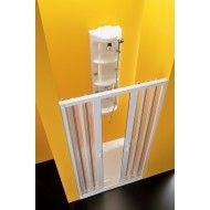 Sirio centrale ante Box Doccia  da  140cm Bianco PVC Trasparente FORTE BOX DOCCIA  - 1