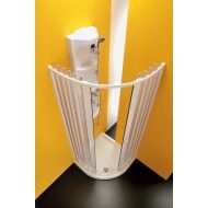 Sfera centrale Angolo Ante Box Doccia  da  70X90cm Bianco PVC Trasparente FORTE BOX DOCCIA  - 1