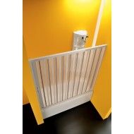 Sirio laterale Porta Sopravasca da  170-200cm Bianco PVC Trasparente