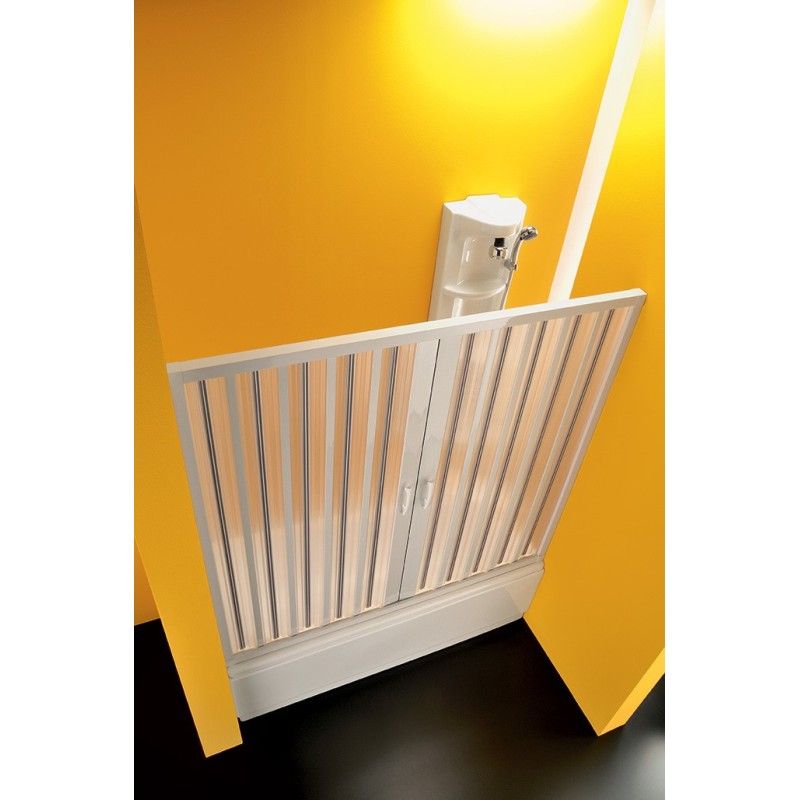 Sirio Bathtub central opening from  140-170cm White PVCTransparent FORTE BOX DOCCIA  - 1