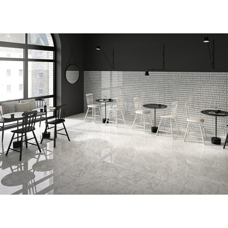 MARMOREA BIANCO GIOIA 75X75 Lucidato/Rett.  Fioranese MM750LR FIORANESE CERAMICHE - 1
