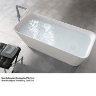Move Vasca Freestanding Rettangolare   170x70 h50cm  Hafro - Geromin