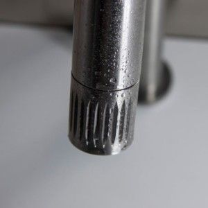 KITCHEN Becken Mixer Schwenkhahn Gebürstetem Stahl progressive Patrone Bongio 70580 AS