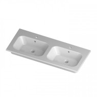 CONSOLLE QUBO 121 SQUARE DOPPELBECKEN Disegno Ceramica