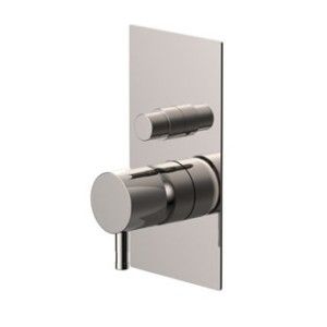 Diametro35 Inox Concrete Miscelatore monocomando ad incasso per vasca/doccia Ritmonio RITMONIO - 1