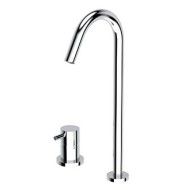 Diametro35 Inox Miscelatore monocomando soprapiano per lavabo Ritmonio RITMONIO - 1