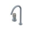 Diametro35 Inox Concrete Miscelatore monocomando soprapiano per lavabo Ritmonio RITMONIO - 1