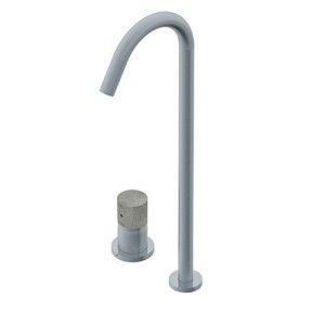 Diametro35 Inox Concrete Mitiguer monocommande sur-pian pour lavabo  Ritmonio RITMONIO - 1