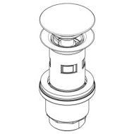 Complementi bagno Pressure waste with Clic-Clac plug for basin  Ritmonio RITMONIO - 1