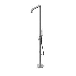 Diametro35 Inox Concrete Bodenstehende Brausebatterie  Ritmonio RITMONIO - 1