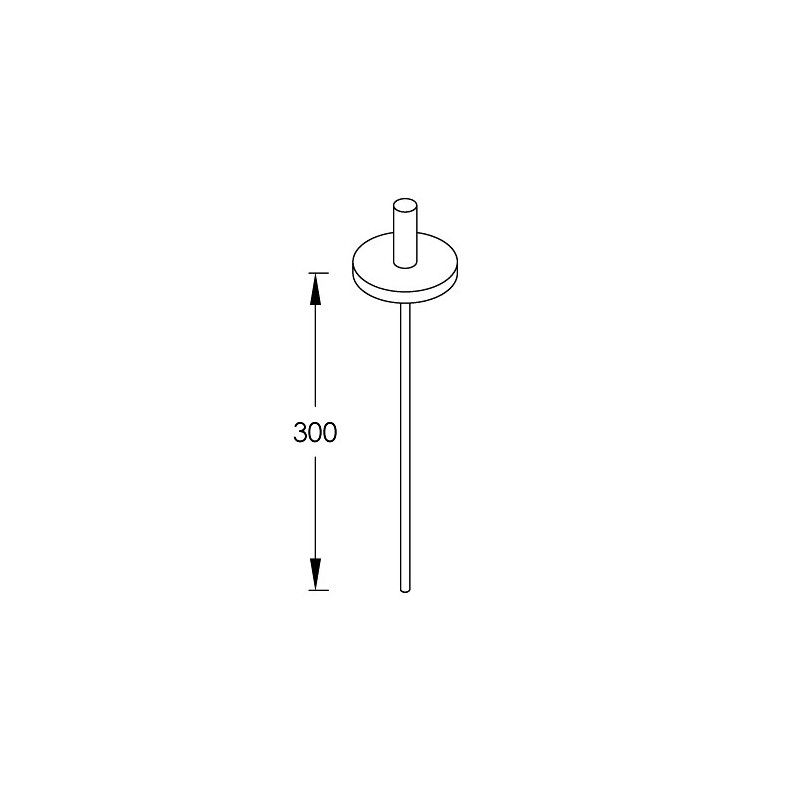 Complementi bagno Commande sur-plan et tige de vidage  Ritmonio RITMONIO - 1