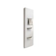Cut Single Vertical Elec Plus Radiator  1220 x 535  Caleido EPFCUT18620 CALEIDO - 1